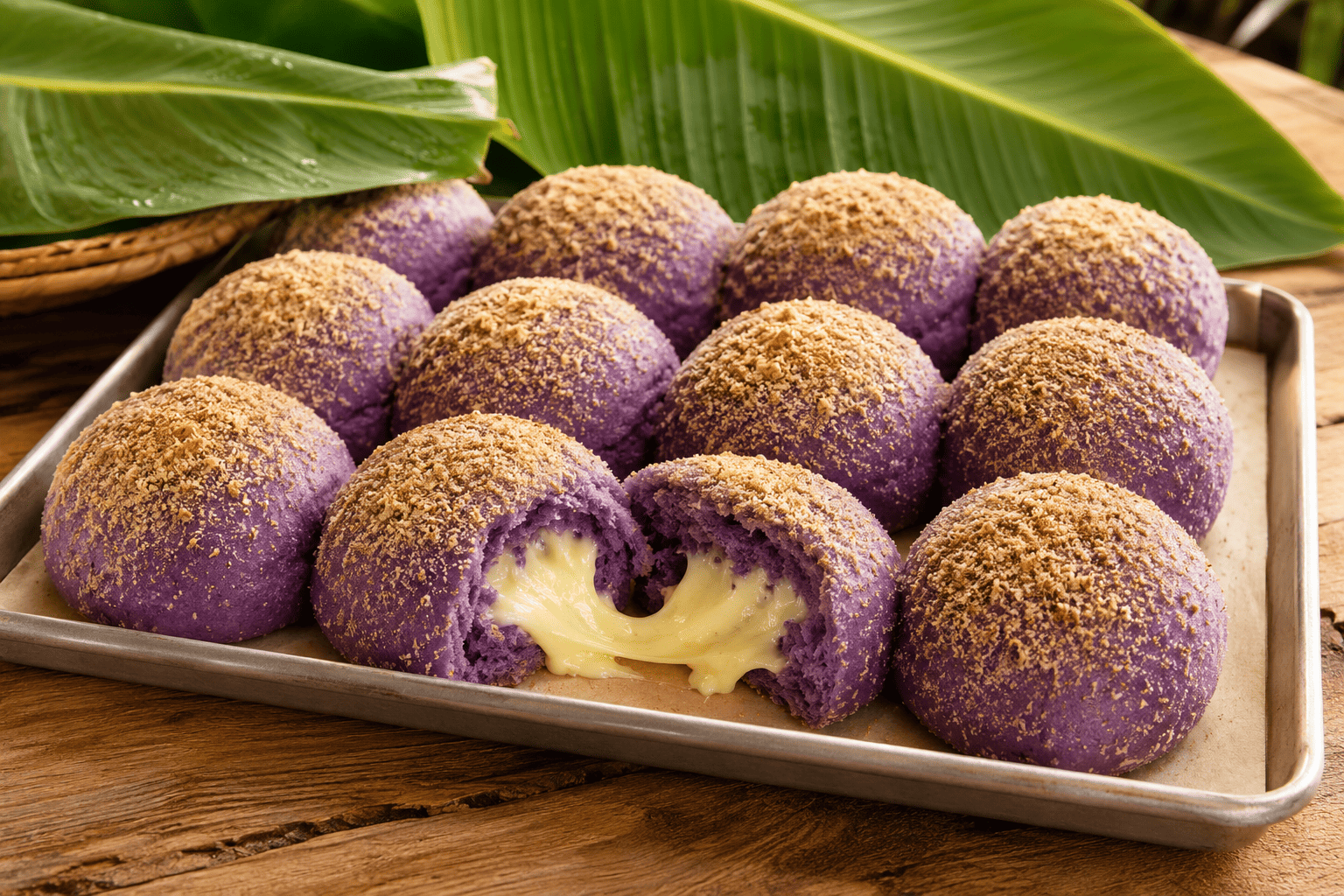 Ube Pandesal with Cheese placeholder